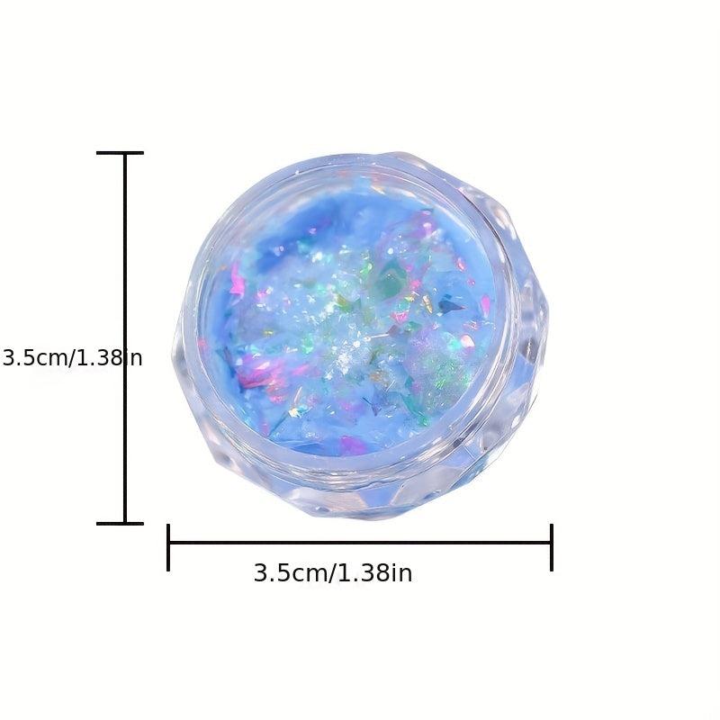 Aurora Nail Glitter Sequins for DIY Nail Decoration