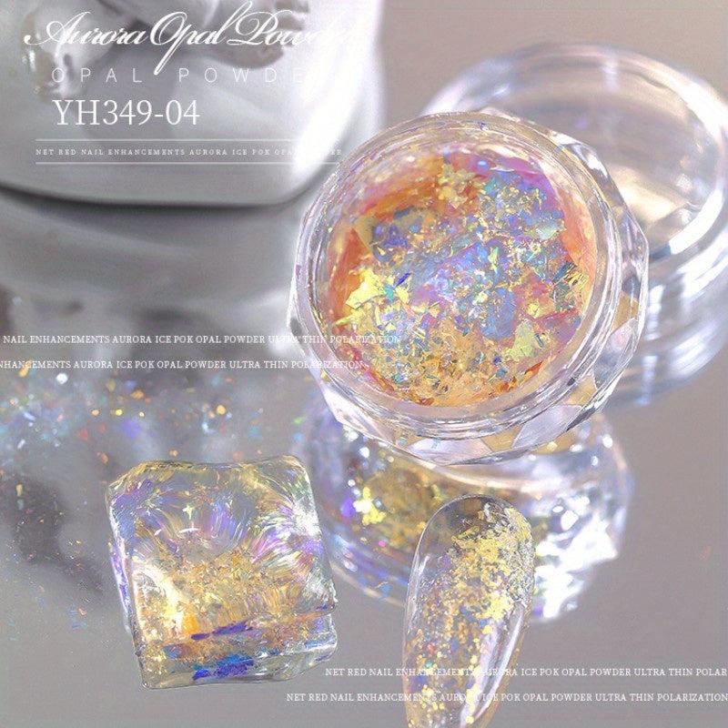 Aurora Nail Glitter Sequins for DIY Nail Decoration