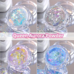 Aurora Nail Glitter Sequins for DIY Nail Decoration