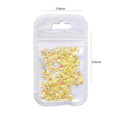 300pcs Mermaid Pearl Beads Nail Art DIY Translucent Crystal Decoration Women