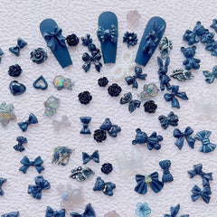50pcs 3D Nail Art Jewelry Mixed Charms for DIY Nail Art Decoration