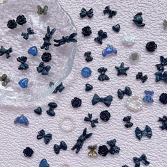 50pcs 3D Nail Art Jewelry Mixed Charms for DIY Nail Art Decoration