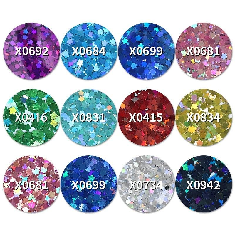 Chunky Glitter Flakes Holographic Stars Glitters Confetti for Nail Art