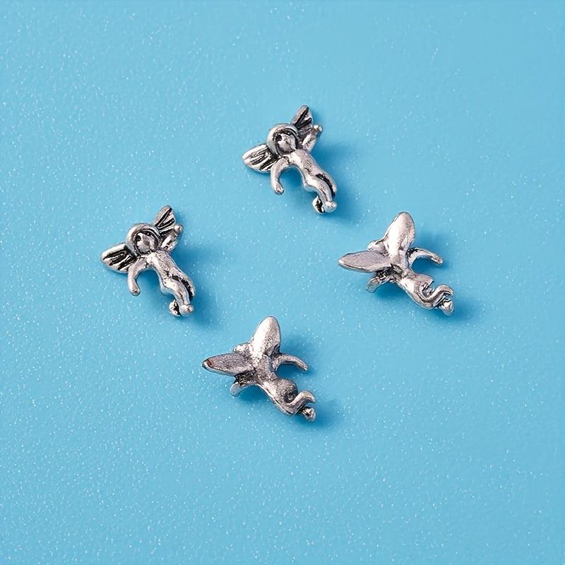 10pcs Y2K Baby Angel Nail Charms for DIY Nail Art
