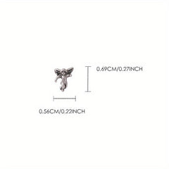 10pcs Y2K Baby Angel Nail Charms for DIY Nail Art