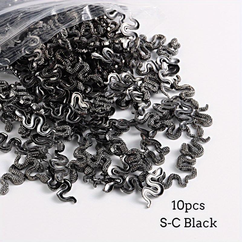 Snake Nail Art Charms Rhinestones for DIY or Nail Salon Decor