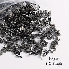 Snake Nail Art Charms Rhinestones for DIY or Nail Salon Decor
