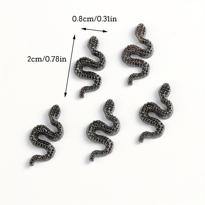 Snake Nail Art Charms Rhinestones for DIY or Nail Salon Decor