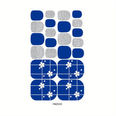 Waterproof Nail Polish Stickers Self Adhesive Nail Art Decal Strips