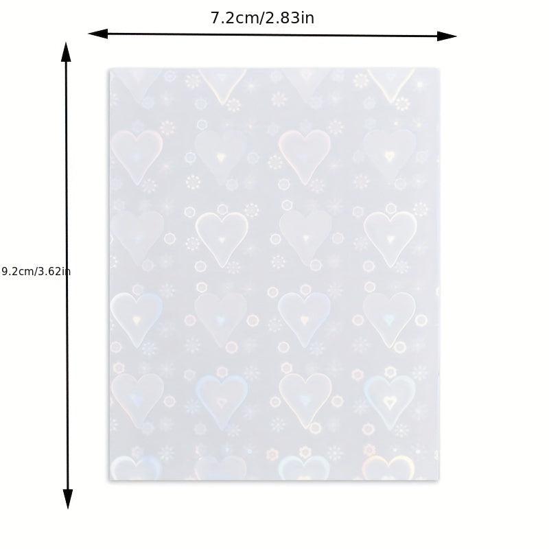 Aurora Love Nail Art Stickers Self Adhesive Sparkling Laser Star Nail Decals