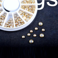 12 Grid Nail Art Decoration Flat Back Beads for Stunning Designs