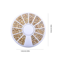 12 Grid Nail Art Decoration Flat Back Beads for Stunning Designs