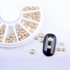 12 Grid Nail Art Decoration Flat Back Beads for Stunning Designs