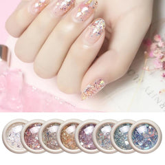 Nail Sequins Flake Set for Art Craft Makeup Iridescent DIY