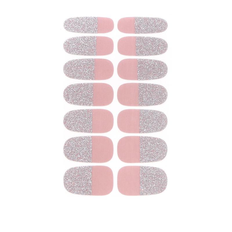 Colorful Nail Polish Strips Stickers - Self Adhesive Press On Nail Wraps