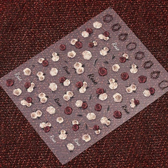 5D Rose Nail Art Sticker Self Adhesive Decoration