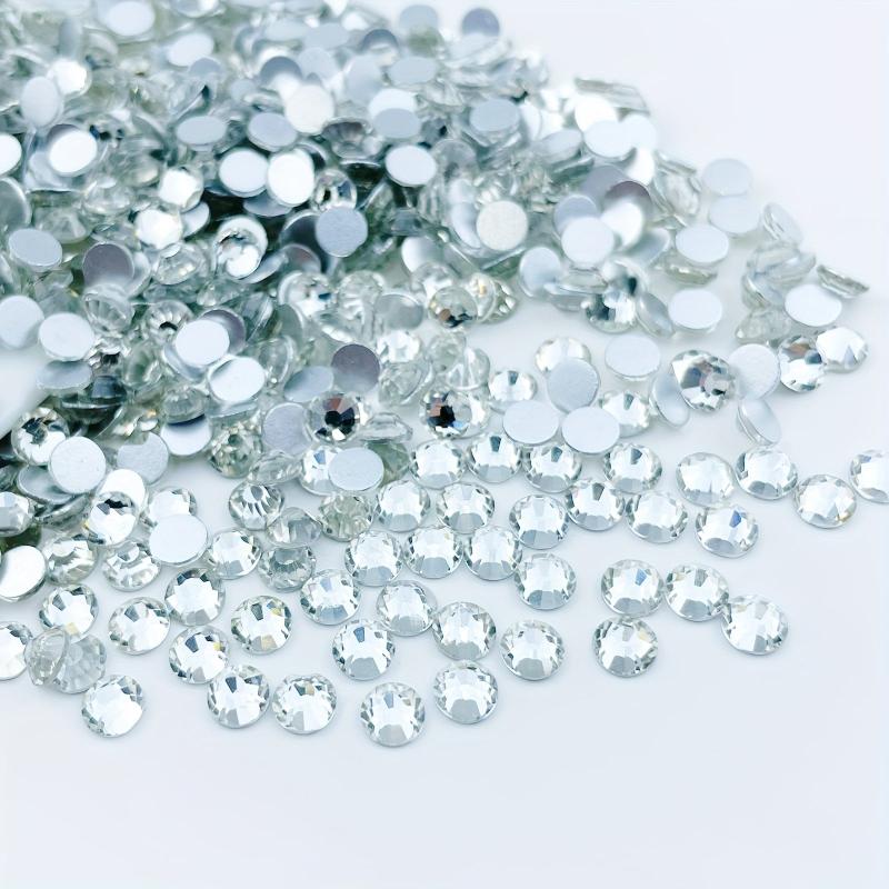 1440pcs Mixed Size Glass Rhinestones Nail Art Clear Crystal Decorations DIY
