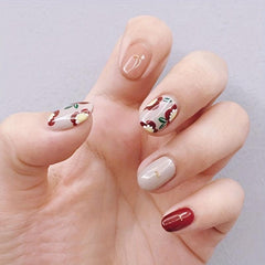 Colorful Nail Polish Stickers Self-Adhesive Manicure Kits with Nail File