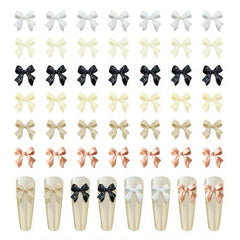 200pcs Bow Knot Nail Art Charms for DIY or Nail Salon