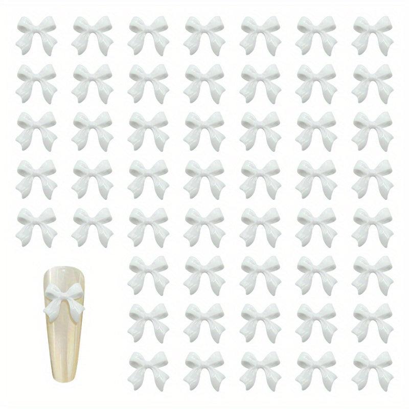 200pcs Bow Knot Nail Art Charms for DIY or Nail Salon