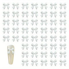 200pcs Bow Knot Nail Art Charms for DIY or Nail Salon