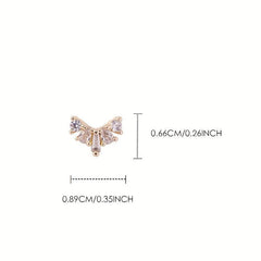 3D Crown Nail Charms Alloy Decorations Kit for Acrylic Nails