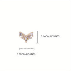 3D Crown Nail Charms Alloy Decorations Kit for Acrylic Nails