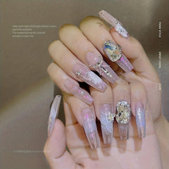 Aurora Flake Nail Glitter Sequins Nail Sticker Fluorescent Holographic DIY