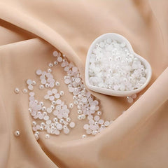 1000pcs 2mm - 8mm Flatback Nail Pearls For Nail Art Half Pearls For Crafts
