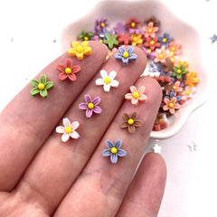 3D Resin Flower Nail Art Charm Cherry Blossoms Flat Back Resin Beads