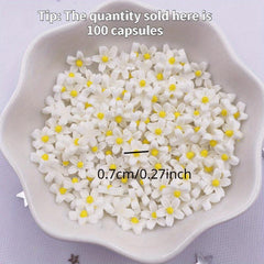 3D Resin Flower Nail Art Charm Cherry Blossoms Flat Back Resin Beads