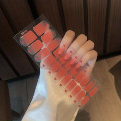 Glitter Nail Polish Stickers With Manicure Kit