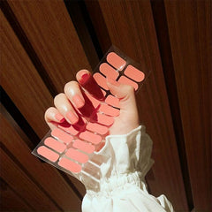 Glitter Nail Polish Stickers With Manicure Kit