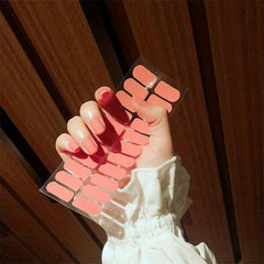Glitter Nail Polish Stickers With Manicure Kit