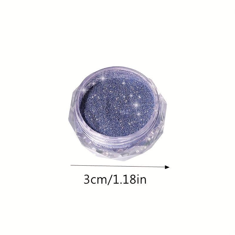 Diamond Nail Kit Powder Laser Silver Glitter Dust Holographic Bright Decorations