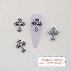 Vintage Cross Nail Charms for DIY Art Nails - Creativity in Every Design