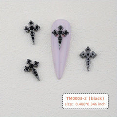 Vintage Cross Nail Charms for DIY Art Nails - Creativity in Every Design