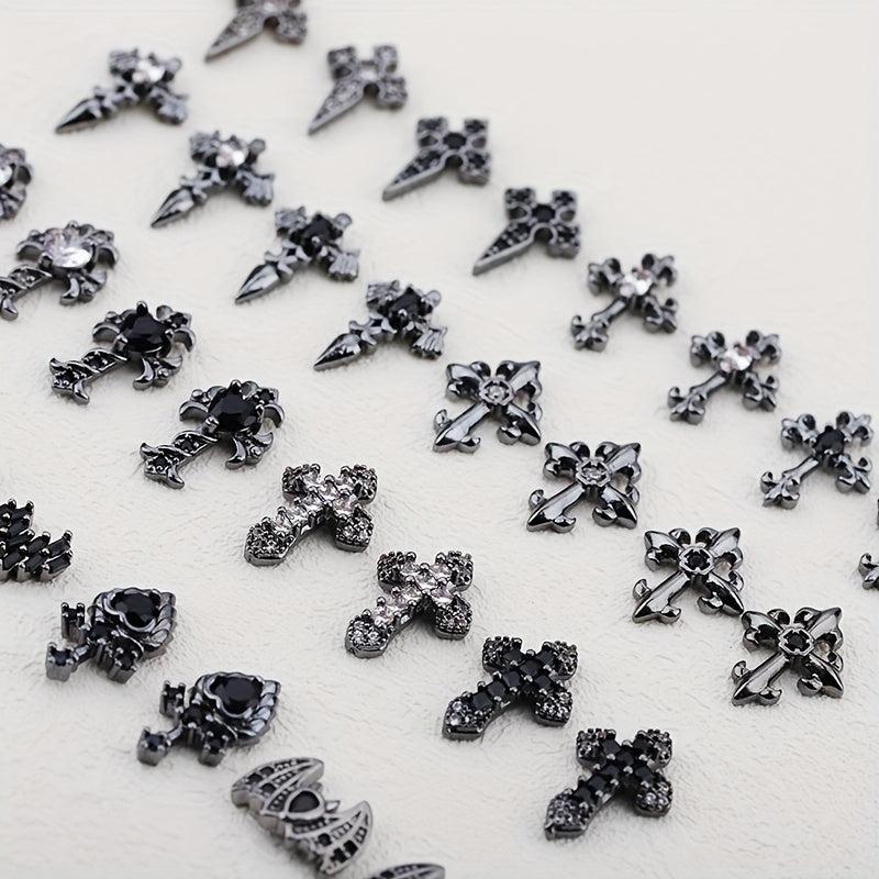 Vintage Cross Nail Charms for DIY Art Nails - Creativity in Every Design