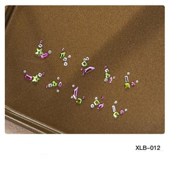 Sparkling Heart Nail Decals for Stunning Manicure