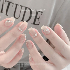Sparkling Heart Nail Decals for Stunning Manicure