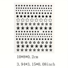 Butterfly Nail Art Sticker Decals 5D Embossed Self Adhesive Nail Accessories