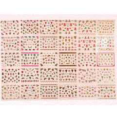 Christmas Nail Art Stickers Santa Claus Snowflake Elk Decals