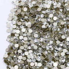 1440 Pcs Clear Glass Nail Art Charms for Sparkling Nail Decorations
