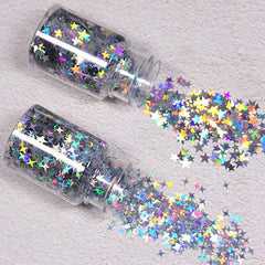 Laser Star Nail Glitter Sequins Holographic Flakes - Nail Art Supplies
