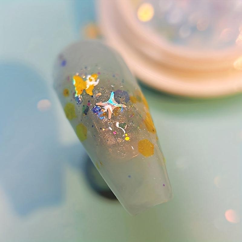 Holographic Nail Glitter Flakes for Makeup Manicure Craft