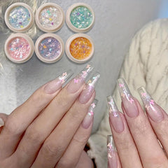 Holographic Nail Glitter Flakes for Makeup Manicure Craft