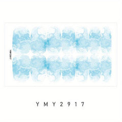 Marble Nail Polish Stickers Self Adhesive Nail Art Decal Strips