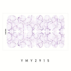 Marble Nail Polish Stickers Self Adhesive Nail Art Decal Strips