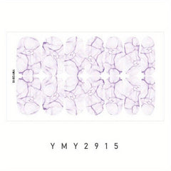 Marble Nail Polish Stickers Self Adhesive Nail Art Decal Strips