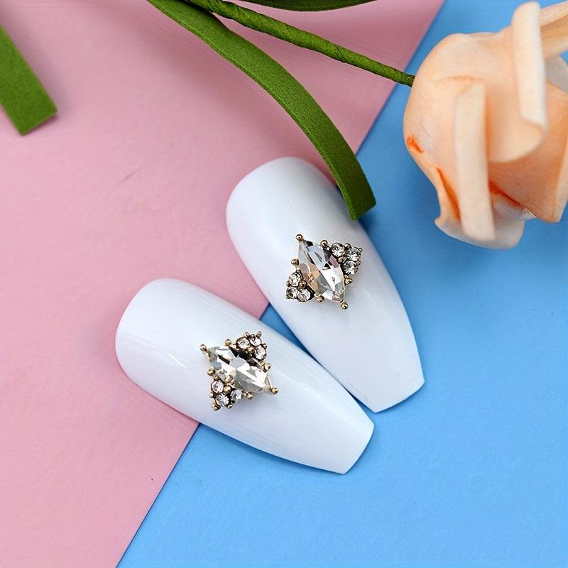 10pcs 3D High End Nail Art Charms Alloy Nail Gem Nail Accessories